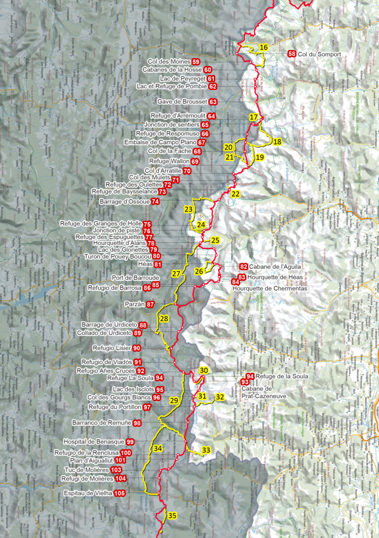 Carto HRP Topo-guide 2 avec variantes