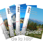 Les quatre topo-guides de la HRP Haute Randonnée Pyrénéenne