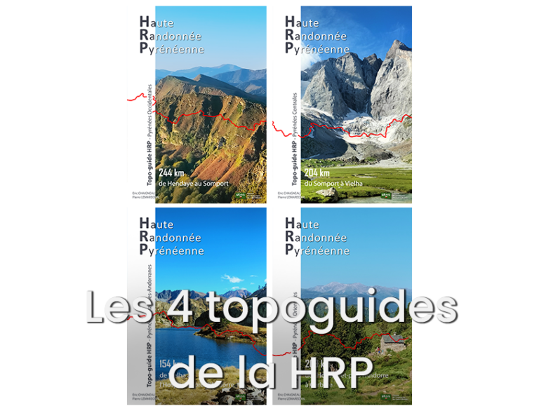 les 4 topoguides de la HRP